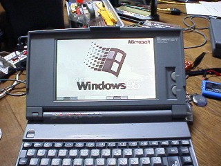 Windows95が起動したPC-9801NS/T