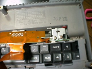 PC-9801NS/TのLCD配線