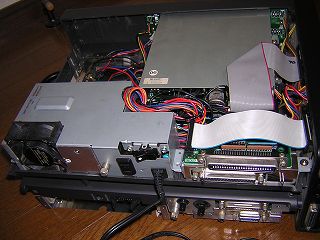 X68000XVIの電源側タワーの中身