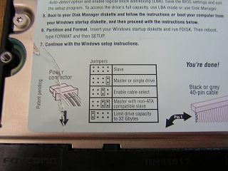 Seagate製の40GBHDD