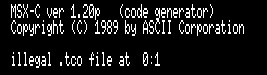 illegal .tco file