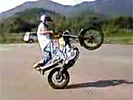 YAMAHA Trickerでウィリーサークル