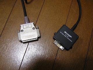 PC-E500用のRS-232Cレベルコンバータ