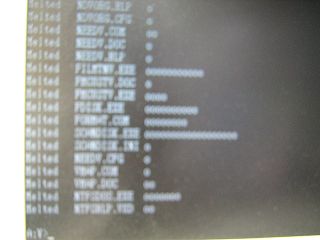 MS-DOSのLHAで解凍