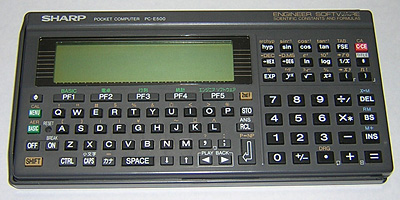 SHARPのPC-E500