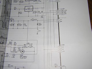 X68000の電源部分の回路図